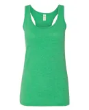 Gildan 645R2L SoftStyle Women's Racerback Tank Top HTHR IRISH GREEN