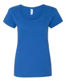 Gildan 64550L Softstyle Women's Deep Scoopneck T-S ROYAL