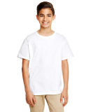 Gildan 64500B SoftStyle Youth Short Sleeve T-Shirt in White