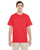 Gildan 5300 Heavy Cotton T-Shirt with a Pocket in Red