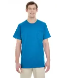 Gildan 5300 Heavy Cotton T-Shirt with a Pocket in Sapphire