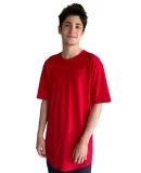 Next Level 3602 Cotton Long Body Crew in Red