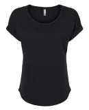 Next Level 6360 Women's Roll Sleeve Dolman BLACK