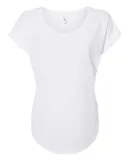 Next Level 6360 Women's Roll Sleeve Dolman WHITE