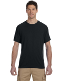 Jerzees 21MR Dri-Power Sport Short Sleeve T-Shirt in Black