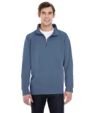 Comfort Colors 1580 Quarter Zip Sweatshirt in Blue jean