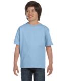 800B Gildan youth Tee in Light blue