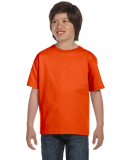 800B Gildan youth Tee in Orange