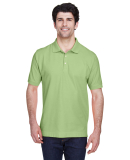 D100 Devon & Jones Men's Pima Pique Short-Sleeve P in Lime