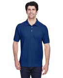 D100 Devon & Jones Men's Pima Pique Short-Sleeve P in True royal