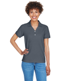 D100W Devon & Jones Ladies’ Pima Pique Short-Sle in Graphite