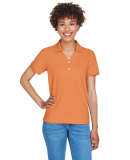 D100W Devon & Jones Ladies’ Pima Pique Short-Sle in Cantaloupe