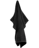 Carmel Towel Company C1518 Velour Hemmed Towel in Black