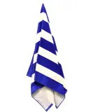 Carmel Towel Company C3060 Velour Beach Towel in Royal cabana