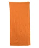 Carmel Towel Company C3060 Velour Beach Towel in Tangerine