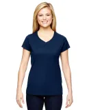 Champion T050 Women's Vapor Cotton Short Sleeve Te SPORT DARK NAVY