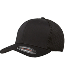 Flexfit 6533 Ultrafiber Mesh Cap BLACK