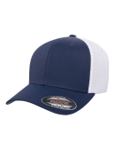 Flexfit 6533 Ultrafiber Mesh Cap NAVY/ WHITE