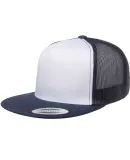 Flexfit 6006W Classic Two Tone Trucker Cap NAVY/ WHT/ NAVY