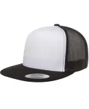 Flexfit 6006W Classic Two Tone Trucker Cap BLACK/ WHT/ BLK