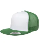 Flexfit 6006W Classic Two Tone Trucker Cap KELLY/ WHT/ KLY