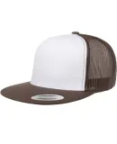 Flexfit 6006W Classic Two Tone Trucker Cap BROWN/ WHT/ BRWN