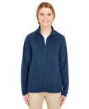 UltraClub 8181 Ladies' Cool & Dry Full-Zip Microfl NAVY