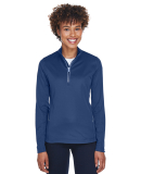 UltraClub 8230L Ladies' Cool & Dry Sport Quarter-Z NAVY