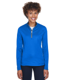 UltraClub 8230L Ladies' Cool & Dry Sport Quarter-Z KYANOS BLUE