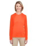 UltraClub 8622W Ladies' Cool & Dry Performance Lon BRIGHT ORANGE