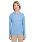 UltraClub 8622W Ladies' Cool & Dry Performance Lon COLUMBIA BLUE