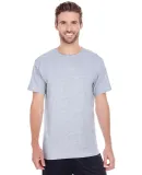 LAT 6980 Heavyweight Combed Ringspun Cotton T-Shir HEATHER