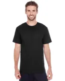 LAT 6980 Heavyweight Combed Ringspun Cotton T-Shir BLACK