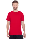 LAT 6980 Heavyweight Combed Ringspun Cotton T-Shir RED