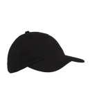 Big Accessories BX001Y Youth Youth 6-Panel Brushed in Black