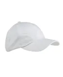 Big Accessories BX001Y Youth Youth 6-Panel Brushed in White