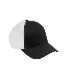 OSTM Big Accessories Old School Baseball Cap with  in Black/ white