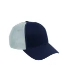 OSTM Big Accessories Old School Baseball Cap with  in Navy/ grey