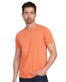 US Blanks US2400G Unisex 3.8 oz. Short-Sleeve Garm in Pigment coral