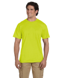 8300 Gildan 5.6 oz. Ultra Blend® 50/50 Pocket T-S in Safety green