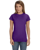 64000L Gildan Ladies 4.5 oz. SoftStyle™ Ringspun in Purple