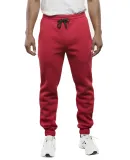 Burnside 8800 Fleece Joggers in Red