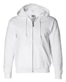 G126 Gildan 9.3 oz. Ultra Blend® 50/50 Full-Zip H WHITE