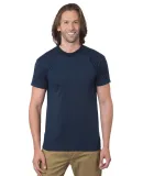 Bayside 1701 USA-Made 50/50 Short Sleeve T-Shirt in Navy