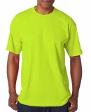 Bayside 1701 USA-Made 50/50 Short Sleeve T-Shirt in Lime green