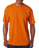 Bayside 1701 USA-Made 50/50 Short Sleeve T-Shirt in Bright orange