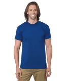 Bayside 1701 USA-Made 50/50 Short Sleeve T-Shirt in Royal blue