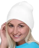 Bayside BA3810 Beanie in White