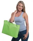 Bayside BA750 Medium Gusset Tote in Lime green