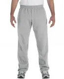 G184 Gildan 7.75 oz., 50/50 Open-Bottom Sweatpants in Sport grey